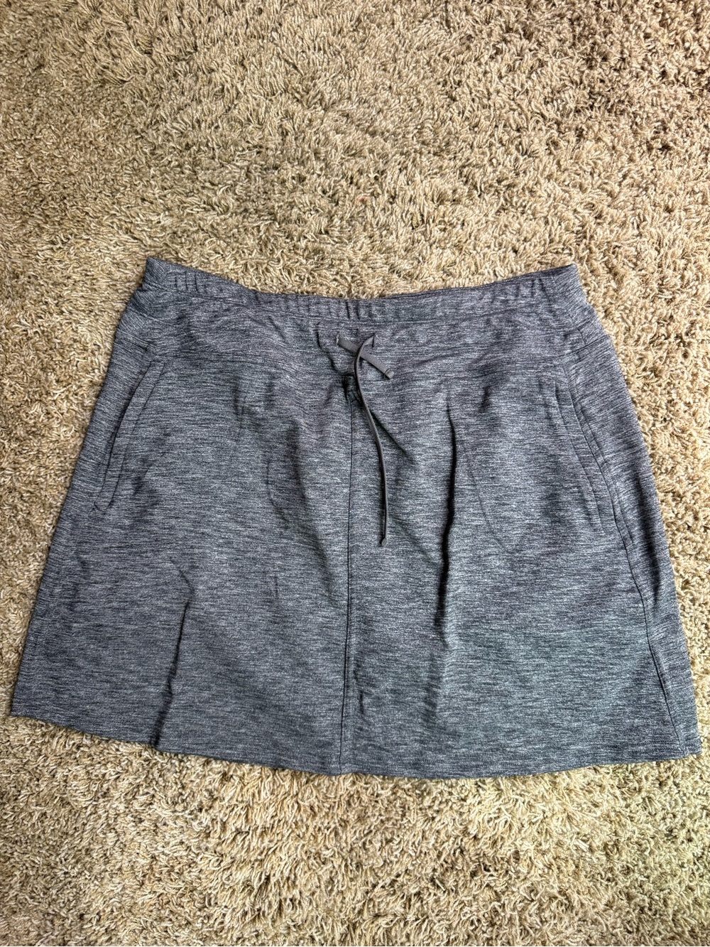 Kuhl Casual Drawstring Skort in Heather Gray